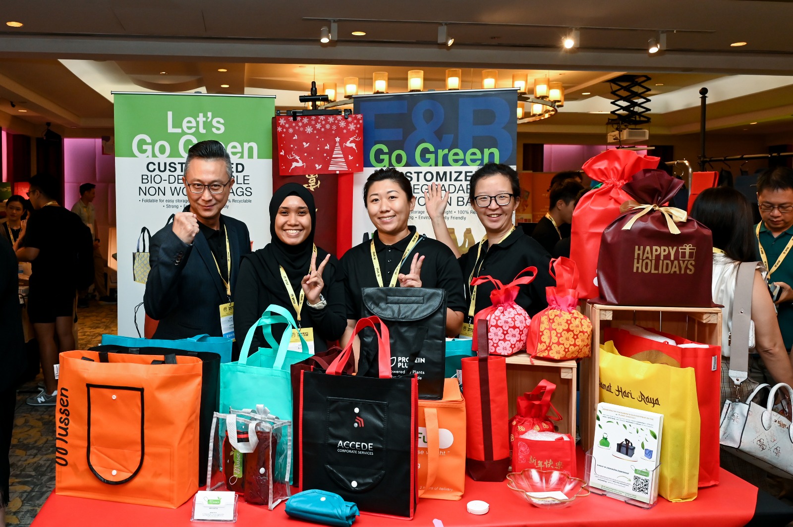 Product showcase featuring tech gadgets