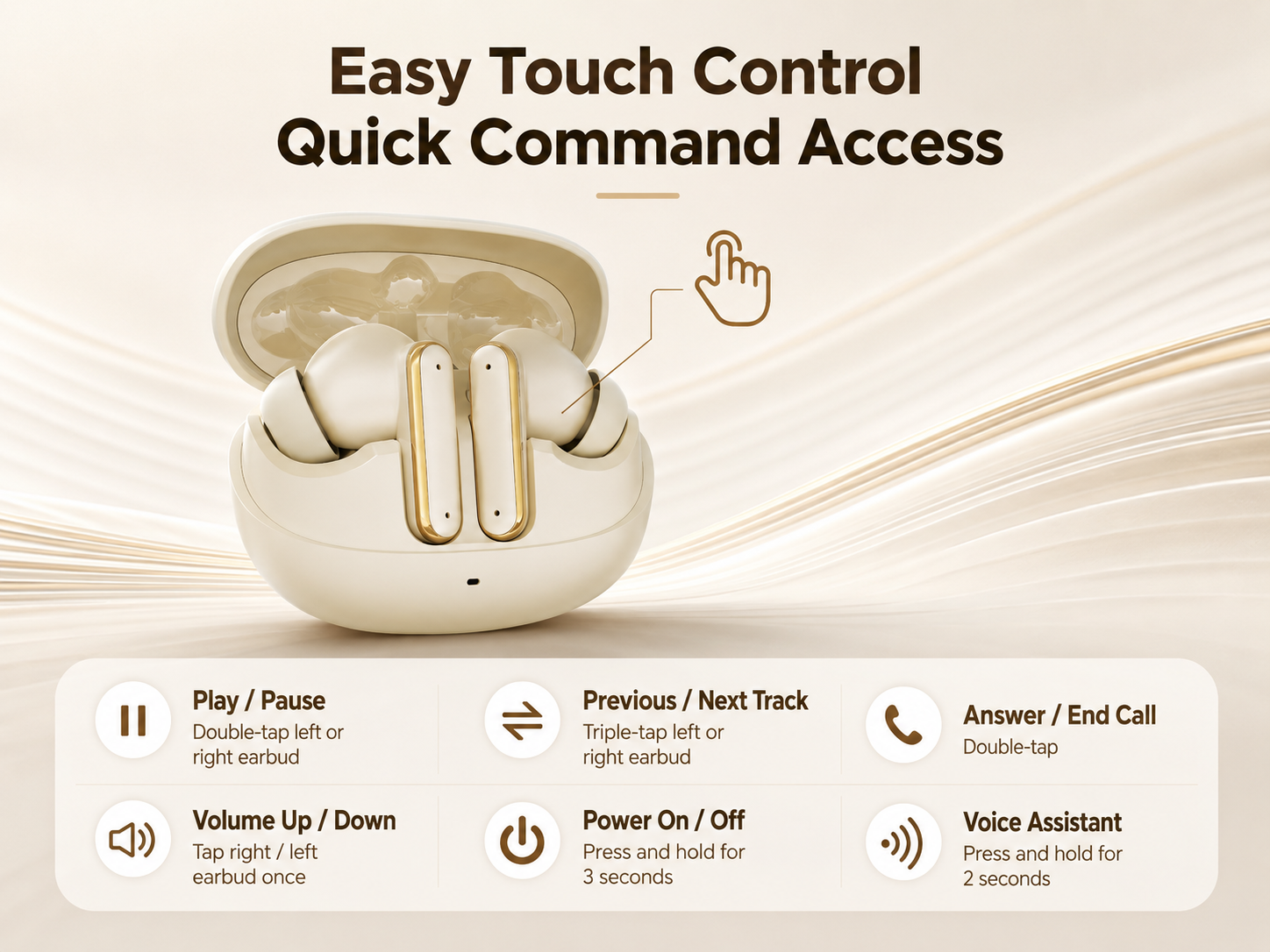 Smart touch controls