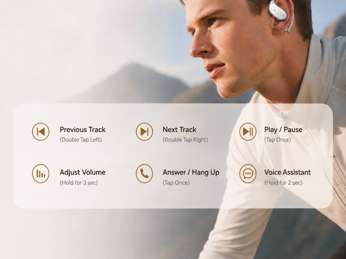 Smart touch controls and Bluetooth 5.4