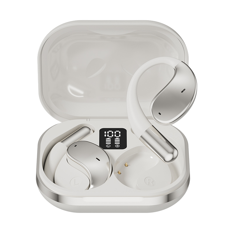 Hook-On Earbuds in White